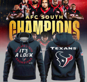 Limited Edition Houston Texans It's A Lock AFC South Division Champions Hoodie