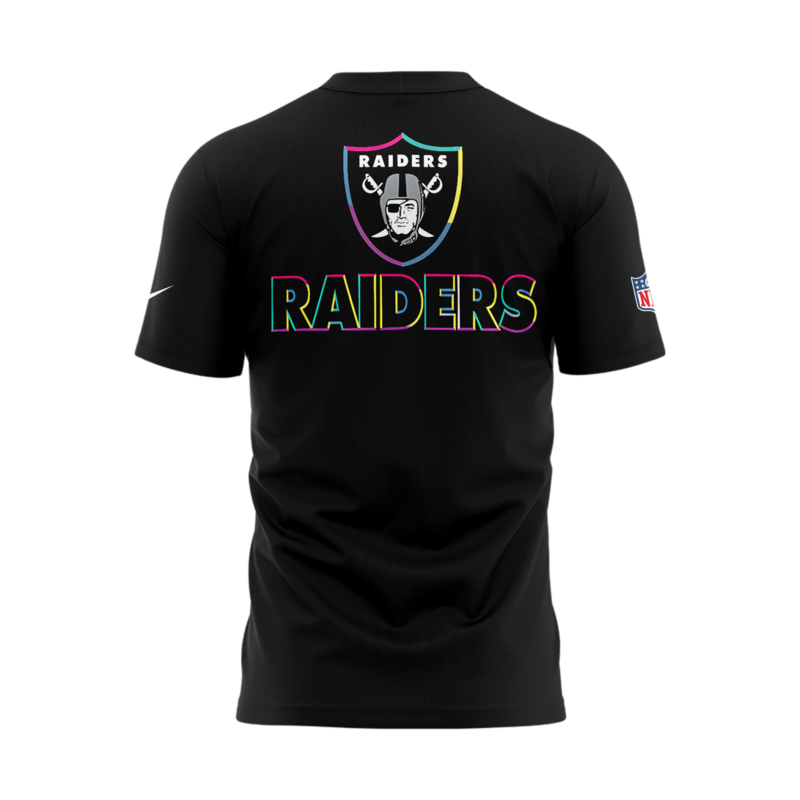 Men’s Fanatics Black Las Vegas Raiders 2024 Crucial Catch Shirt - Image 3