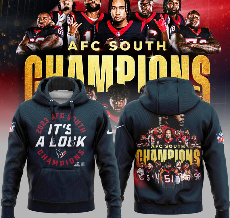 Limited Edition Houston Texans AFC South Division Champions Hoodie 02