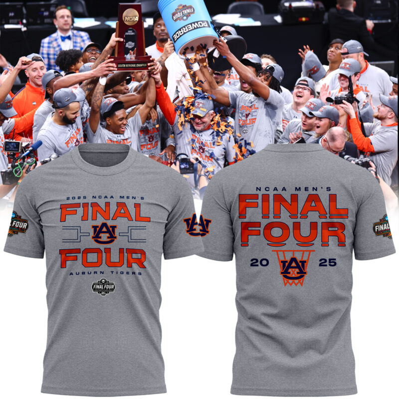 Auburn Tigers Men's Basketball 2025 Final Four T SHIRT