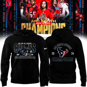 Limited Edition 2024 AFC South Division Champions Hoodie