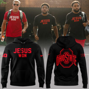 Limited Edition JESUS WON Black Hoodie 2024