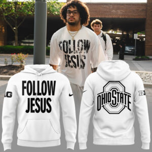 Limited Edition FOLLOW JESUS White Hoodie 2024