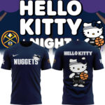 Limited Edition Denver Nuggets x Hello Kitty Tshirt 2024