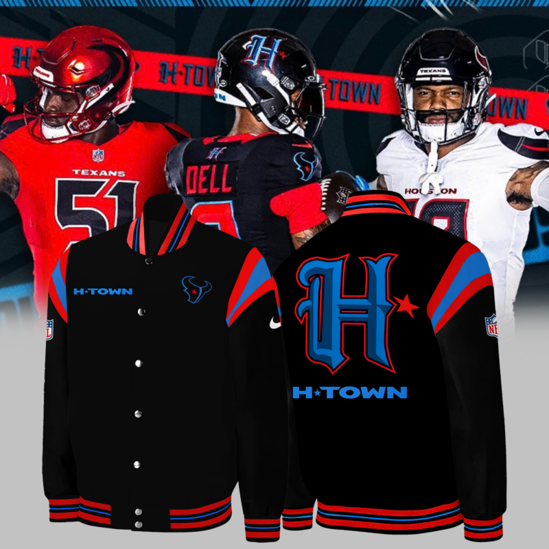 Limited Edition HTown Blue Bomber Jacket 2024