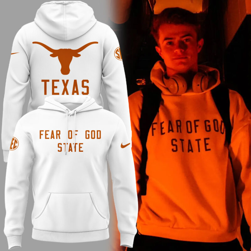Limited Edition Texas Longhorns Fear Of God State Hoodie