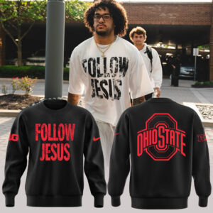 Limited Edition FOLLOW JESUS Black SweatShirt 2024