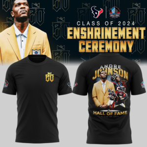 Limited Edition Andre Johnson Hall of Famer TShirt 2024