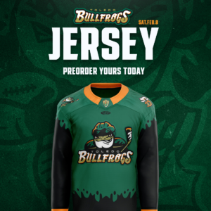 Toledo Bullfrogs Premium Limited Personalized Jersey