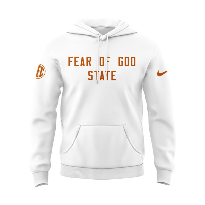 Limited Edition Texas Longhorns Fear Of God State Hoodie - Image 2