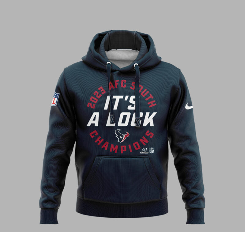 Limited Edition It's A Lock AFC South Division Champions Hoodie - Image 2