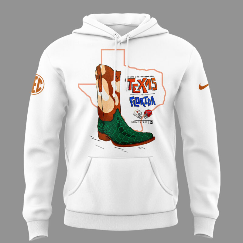 Limited Edition Texas Longhorns x Florida Gators Hoodie 2024 - Image 2