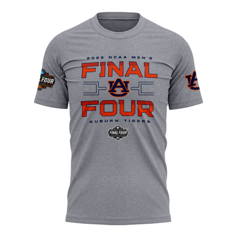 Auburn Tigers Men's Basketball 2025 Final Four T SHIRT - Image 2