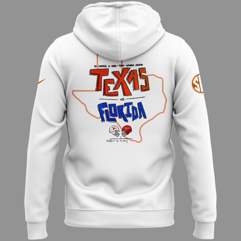 Limited Edition Texas Longhorns x Florida Gators Hoodie 2024 - Image 3