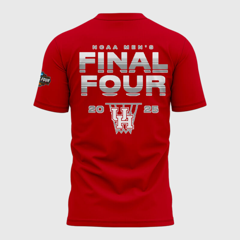 .University of Houston Men's Basketball 2025 Final Four  T SHIRT - Image 3