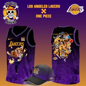 Los Angeles Lakers x NAMI One Piece the Straw Hat Pirates Jersey