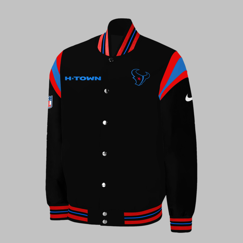 Limited Edition HTown Blue Bomber Jacket 2024 - Image 2