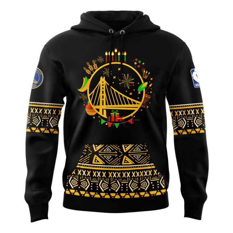 Golden State Warriors x Kwanzaa Holiday 2024 Pullover Hoodie - Image 2