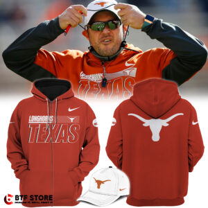 .Texas Longhorns Zip-Hoodie (#3)