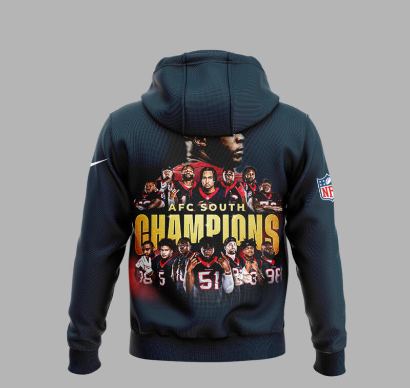 Limited Edition Houston Texans AFC South Division Champions Hoodie 02 - Image 3