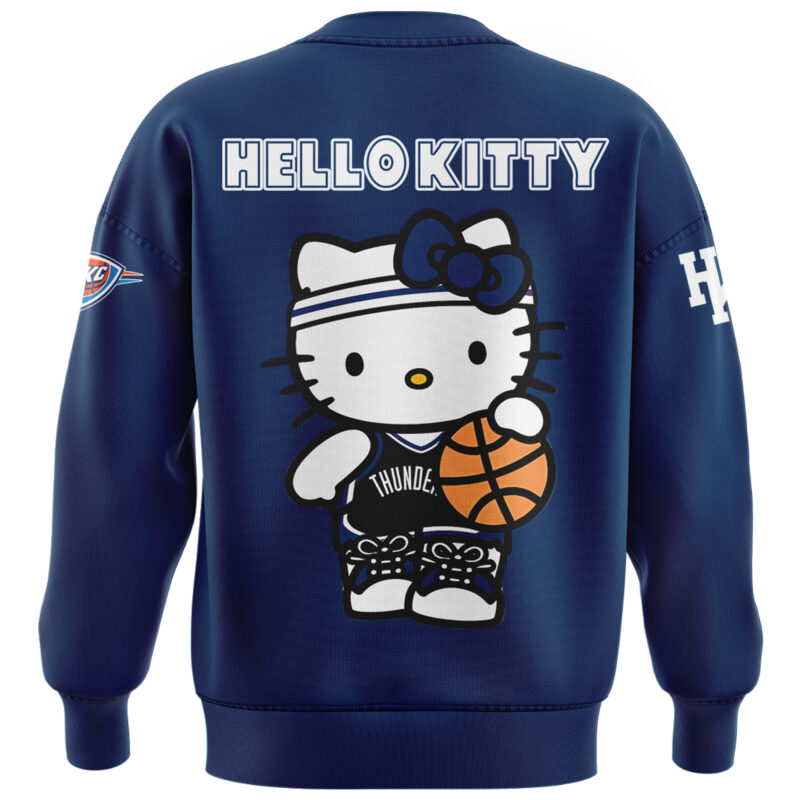 Special New Oklahoma City Thunder x Hello Kitty Sweat 2024 - Image 3