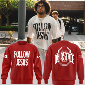Limited Edition FOLLOW JESUS Red SweatShirt 2024