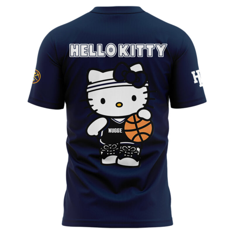 Limited Edition Denver Nuggets x Hello Kitty Tshirt 2024 - Image 3