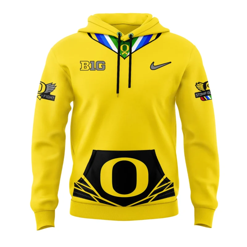 Oregon Ducks "Stomp Out Cancer" Heroes Hoodie - Image 2