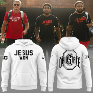 Limited Edition JESUS WON White Hoodie 2024