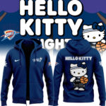 Special New Oklahoma City Thunder x Hello Kitty ZipHoodie 2024