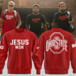 Limited Edition JESUS WON Red SweatShirt 2024