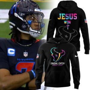 Limited Edition Houston Texans Jesus Won Hoodie