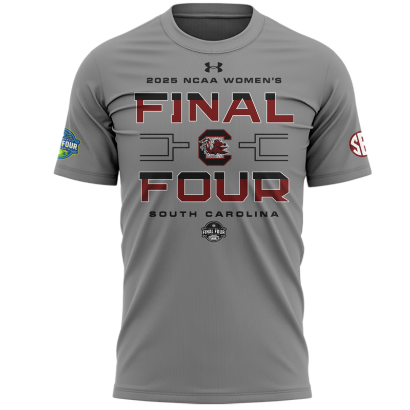 South Carolina Gamecocks 2025 NCAA Women's Basketball Tournament March Madness Final Four T SHIRT - Image 2