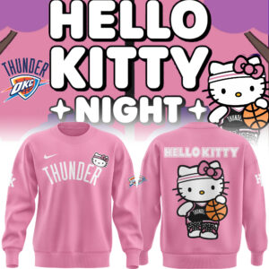 Special New Oklahoma City Thunder x Hello Kitty Pink Sweat 2024