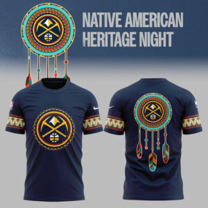 Limited Edition Native American Heritage Night Denver Nuggets T shirt