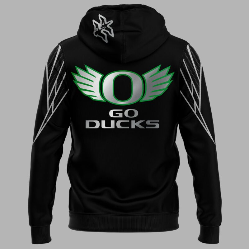 Men’s Oregon Ducks Football "Disrupt the Darkness" Game Hoodie - Image 3