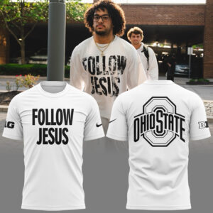 Limited Edition FOLLOW JESUS White TShirt 2024
