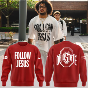 Limited Edition FOLLOW JESUS Red SweatShirt 2024