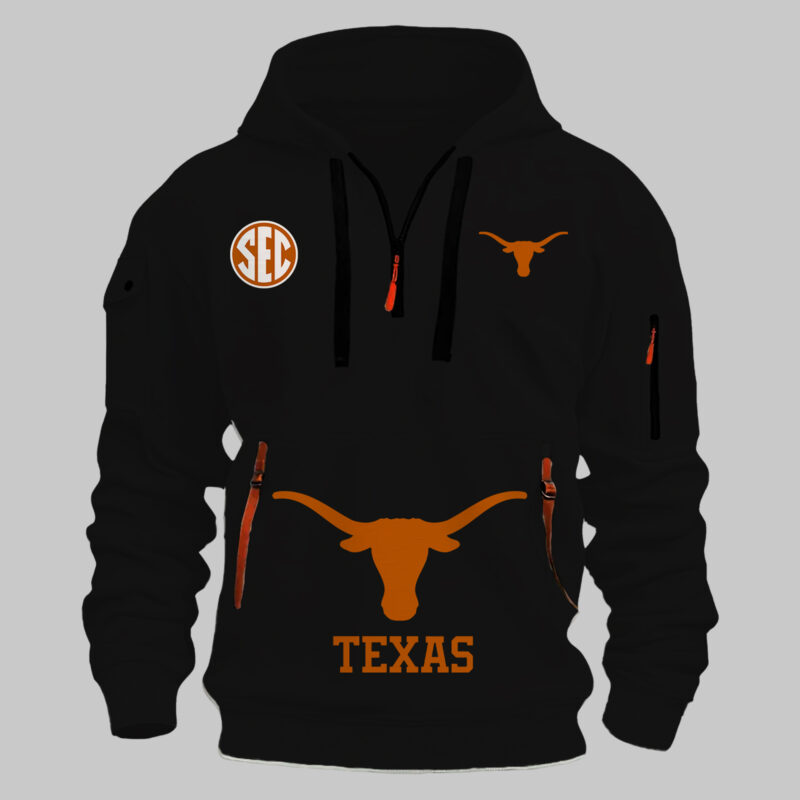 Special New Texas Longhorns Black Hoodie 2024 - Image 2