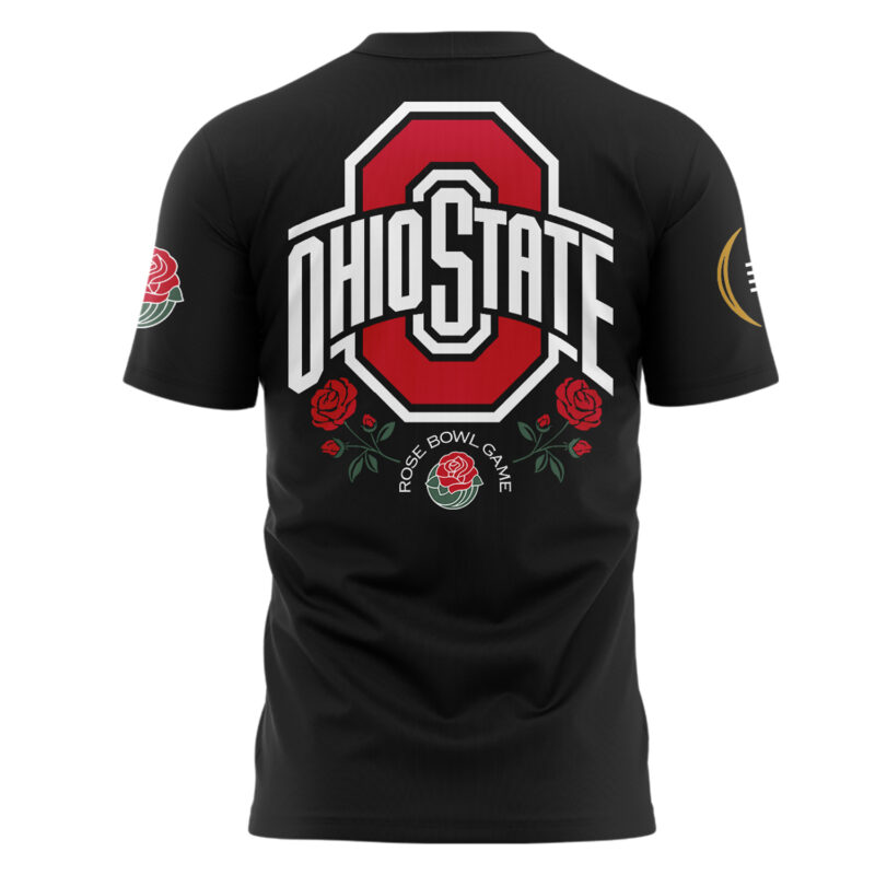Ohio State Buckeyes College Football Playoff 2025 Rose Bowl Champions Victory Ahead TShirt - Image 3
