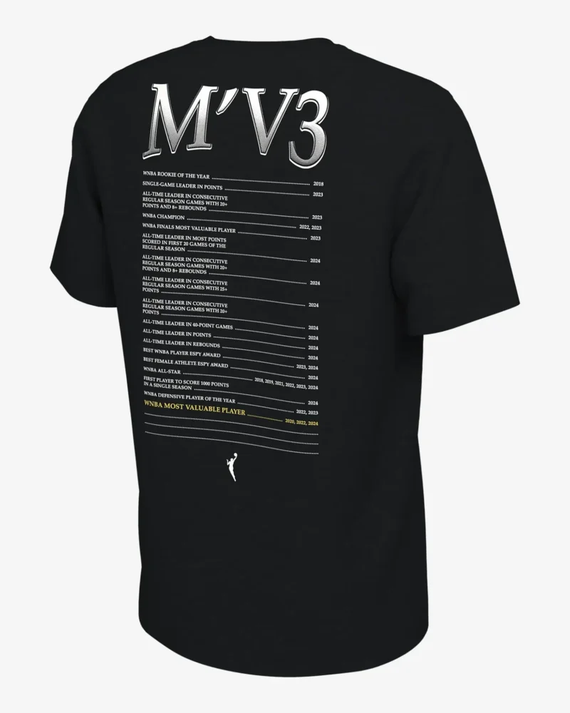 2024 A'ja Wilson WNBA MVP Shirt - Image 3