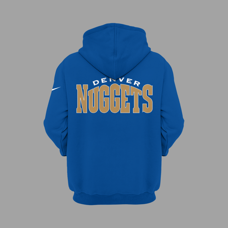 Limited Denver Nuggets Basketball Hoodie, Cap, Joggers - Image 3