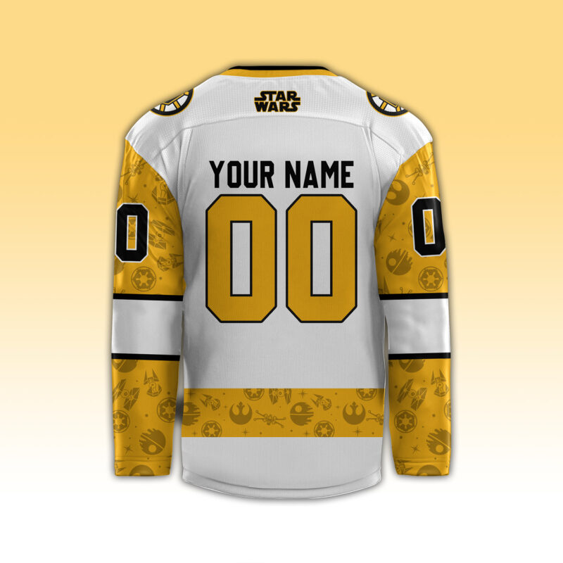 2024 Boston Bruins x Star Wars Night Personalized Jersey - Image 2