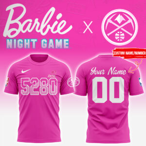 Special New Denver Nuggets x Barbie Tshirt 2025