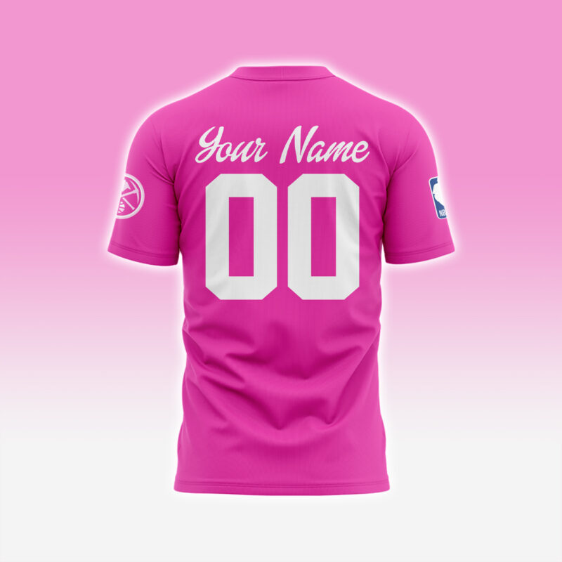 Special New Denver Nuggets x Barbie Tshirt 2025 - Image 3