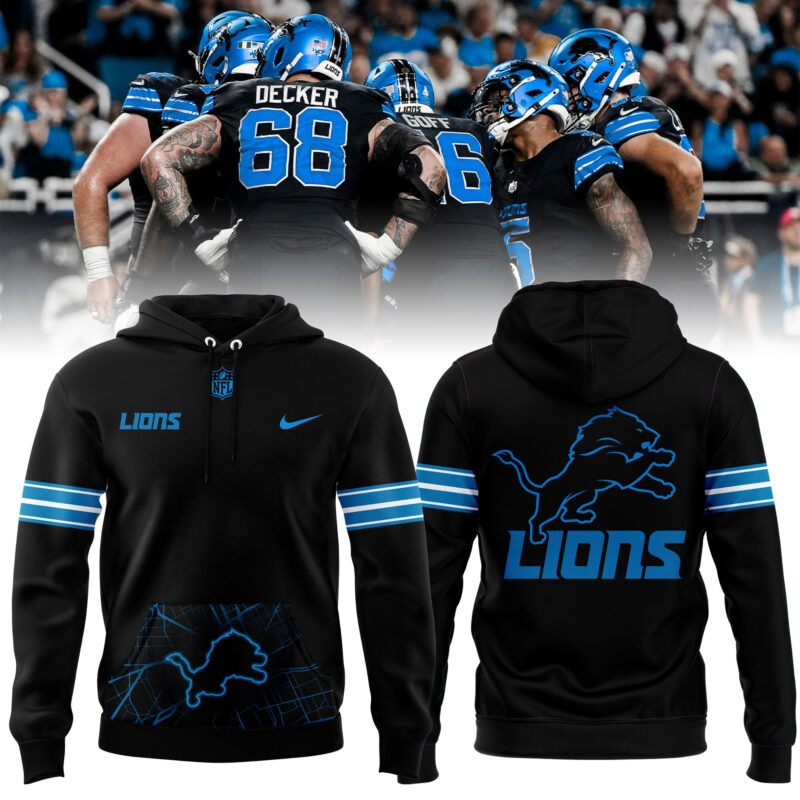 2024 Detroit Lions Dark Knights Hoodie