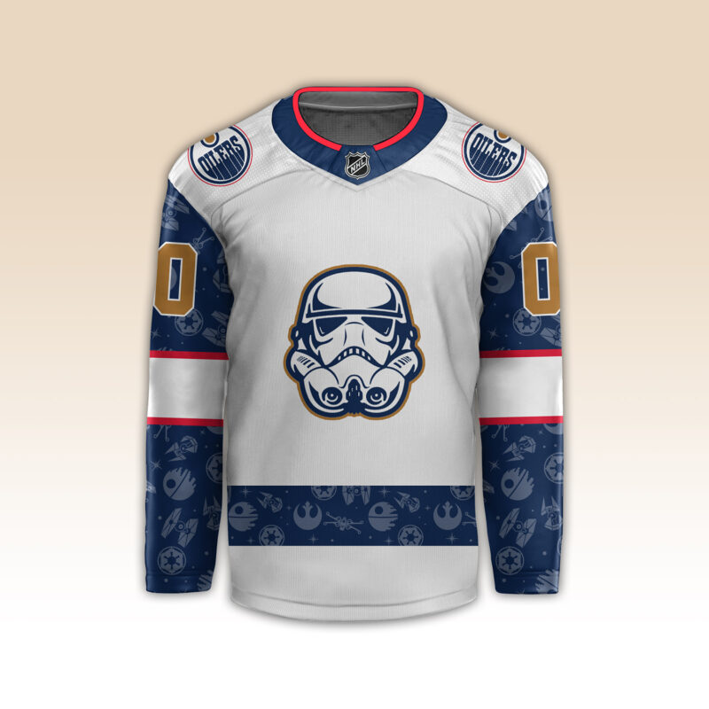 2024 Edmonton Oilers x Star Wars Night Jersey (Custom) - Image 3