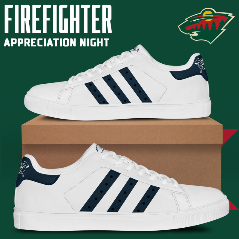 Minnesota Wild x 2024 Firefighter Appreciation Night Premium Limited Stan Smith Shoes