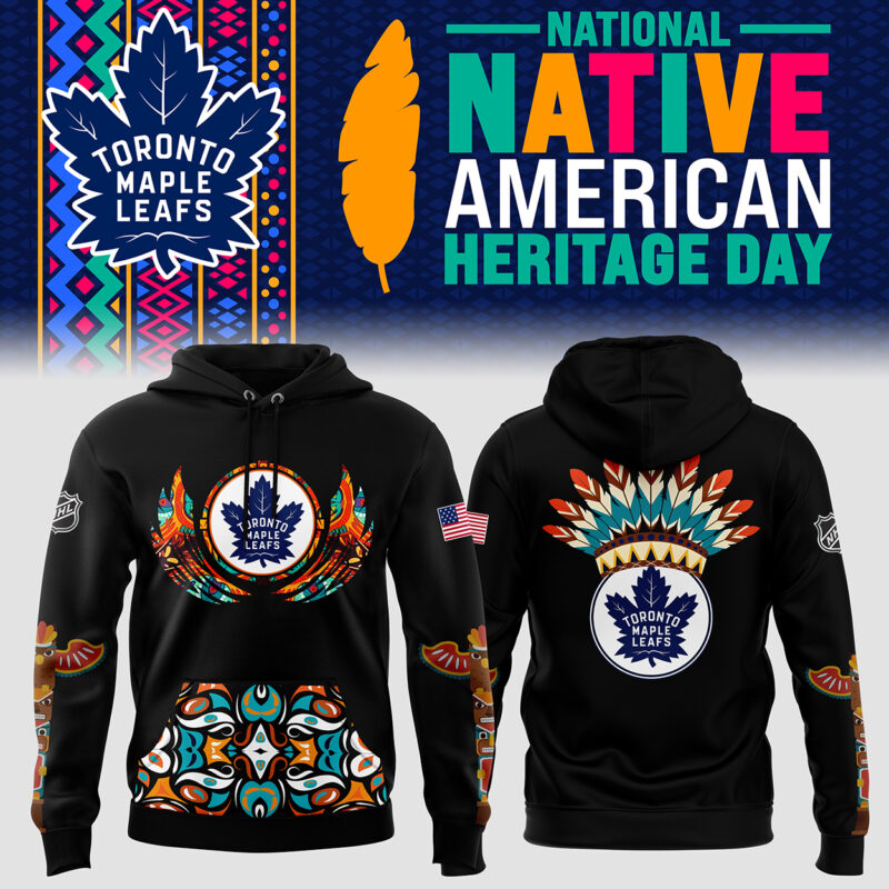 Toronto Maple Leafs x 2024 NHL Native American Heritage Month Premium Limited Hoodie