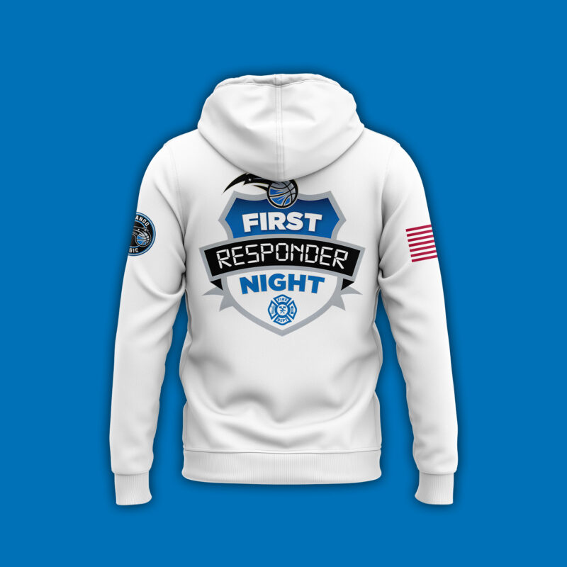 Orlando Magic x 2024 First Responders Night Premium Limited Pullover Hoodie - Image 3